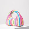Sac à main tissé Vintage Arc en ciel