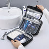 Trousse de Toilette Homme en cuir PU.