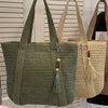 Sac en paille tissé à la main pour femme