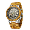Montre Bois Luxe Homme avec Boitier