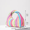 Sac à main tissé Vintage Arc en ciel