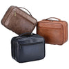 Trousse de Toilette Homme en cuir PU.