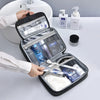 Trousse de Toilette Homme en cuir PU.