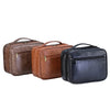 Trousse de Toilette Homme en cuir PU.