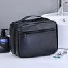Trousse de Toilette Homme en cuir PU.