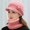 Bonnet casquette et écharpe femmes