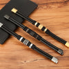 Bracelet Corde en cuir tissé Homme