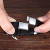 Bracelet en Cuir et Acier Homme