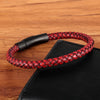 Bracelet Cuir et acier inoxydable Homme