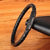 Bracelet Cuir et acier inoxydable Homme