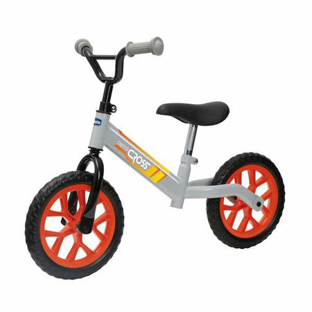 Vélo pour Enfants Hot Wheels Balance Bike Cross Gris Porte-voiture Véhicule