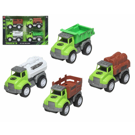 Ensemble de mini camionnettes Vert