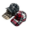 Casquettes de Baseball à Carreaux Hiver