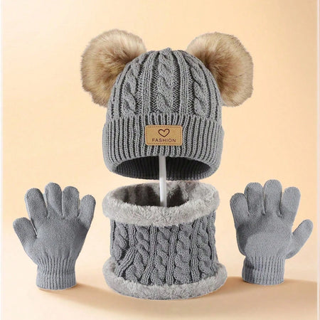 Ensemble Bonnet gants Hiver Enfants