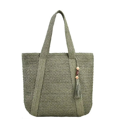 Sac en paille tissé à la main pour femme