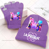 Bonnet et gants Kpop Demon Hunters Lettre prénom