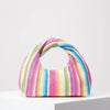 Sac à main tissé Vintage Arc en ciel