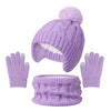 Ensemble 3 pièces Bonnet, Gants, snood enfants
