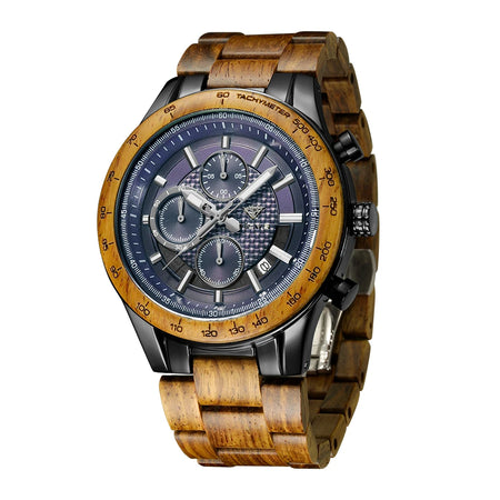 Montre Bois Luxe Homme avec Boitier