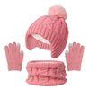 Ensemble 3 pièces Bonnet, Gants, snood enfants