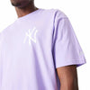 T shirt à manches courtes New Era MLB League Essentials New York Yankees Violet Unisexe