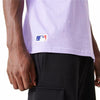 T shirt à manches courtes New Era MLB League Essentials New York Yankees Violet Unisexe