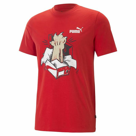 T shirt à manches courtes Puma Graphics Sneaker For All Time Rouge Unisexe