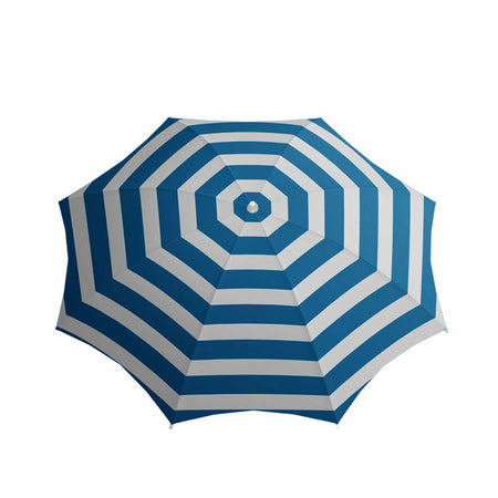 Parasol Rayures Blanc/Bleu Ø 200 cm